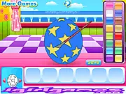 Play Pretty Colorful Easter Egg free online design and painting game on PlayArcadeHub
