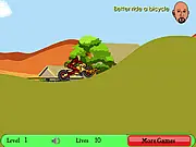 Screenshot of Iron Man Against the Mandarin online game showing Iron Man flying and shooting energy blasts at enemy targets.