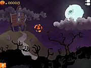 Free online arcade game Pumpkinsmasher where players smash raging pumpkins