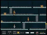 Rock the Treasure stealth game screenshot, Mr. John stealing gold, play Rock the Treasure free online