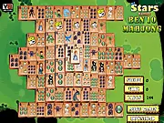 Ben 10 Mahjong free online game, play free tile matching puzzle game, image of Mahjong tiles featuring Ben 10 alien characters