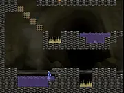 Screenshot of the My Life is Yours online puzzle game showing a Fire character and a Water character standing near an elemental barrier