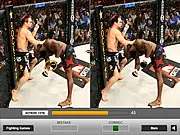Differences In the Ring puzzle game online, finding differences between two boxing pictures, play free
