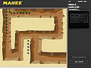 Mahee Tower Defence free online, play strategy game, military tower defense building, save the gorge