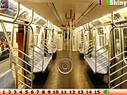 Hidden Numbers Train game screen with a magnifying glass icon and numbers cleverly hidden on the train image for players to find