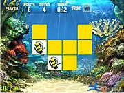 Diving Memo online game screenshot, memory matching card game with an underwater theme, free concentration game