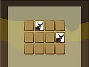 Hunting Memory Game online screenshot, memory matching cards with hunting and wildlife images, free concentration puzzle game