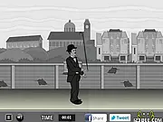 Chaplin Balance free online skill game featuring Mr. Chaplin and his walking cane on PlayArcadeHub