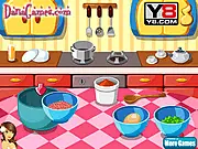 Spaghetti with Meatballs cooking game online free | learning Italian pasta recipe