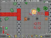 Steel Dangers free online robot shooter game screenshot - mech destroying enemies