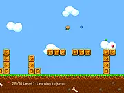 Momentum Game online physics puzzle, bouncing a ball towards the exit portal