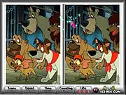 Play Oliver and Company Spot the Difference free online, featuring characters like Oliver and Dodger.