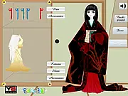 Play Japanese Doll Dress Up free online, dress the traditional Japanese doll, kimono fashion game, play on Y8
