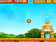 Play Cruel Balls free online, physics game where you launch balls to destroy structures, demolition puzzle game