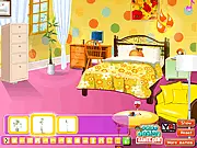 Play My Perfect Room Designer free online game; decorate dorm rooms for Kim, Lea, and Jeana, interior design simulation