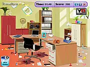 Office Room Cleaning online free game tidy up office before meeting PlayArcadeHub