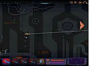 Screenshot of Awesome Planes free online game showing an upgraded fighter jet shooting enemies over a terrain background.