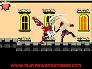 Power Rangers: Warrior's Way free online action game screenshot of the Power Ranger fighting villains