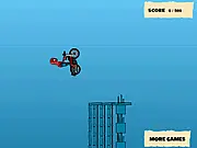 Spiderman Combo Biker online free game on PlayArcadeHub, riding dirt bike performing stunts