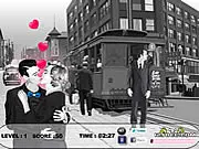 Play Marilyn Monroe Kiss free online hidden kissing game with a classic celebrity theme.