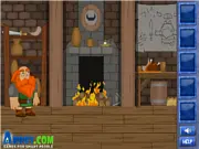 Valdis The Viking game screenshot, Viking character fighting Roman soldiers, free online side-scrolling adventure game