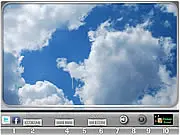 Play Clumsy Clouds Find the Numbers free online hidden object puzzle game