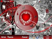 Love Horoscope Hidden Objects free online puzzle game with astrology on PlayArcadeHub