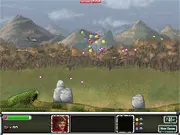 Parasite Strike Zombie Aliens free online shooter game screenshot, customized spaceship fighting giant alien boss in side-scrolling action