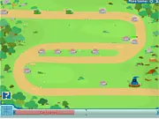 Hostile Ally Defense free online tower defense game, capturing an enemy unit and forcing it to fight for your defense