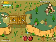 Billy Makin Kid tower defense free online game screenshot, showing defenders protecting a monster