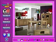 Kids Room Hidden Objects free online game screenshot, finding items in a messy bedroom, play online puzzle game