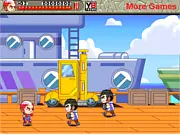 Fighting Brothers free 2 player fighting game online, two characters battling in a virtual arena