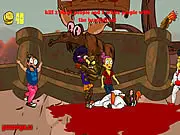 Play Kill Your Way Up The Food Chain free online game, crazy monkey gone bananas, buy new attacks, witness the rise of the apes, PlayArcadeHub
