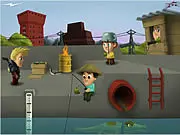 Electric Boy free online action platformer game screenshot with the hero