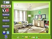 Play Green Room Hidden Object free online, find hidden items game, analyze power of observation, score high on PlayArcadeHub