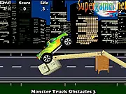 Monster Truck Obstacles 3 free online physics driving game