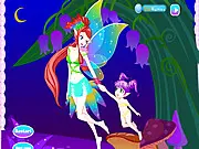 Pixie Mom and Baby Dress-Up free online fashion game fairy mother daughter outfits