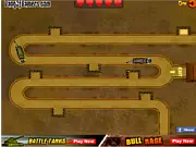Bull Rage free online action game featuring a furious bull running through a crowded street