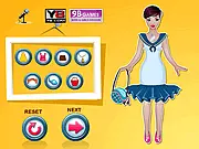 Play Paper Doll Dress Up online game free. Fashion and clothing game for girls, styling a paper doll with accessories.
