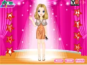I Want to Be a Star Dress Up free online game featuring a cute girl getting styled into a glamorous superstar