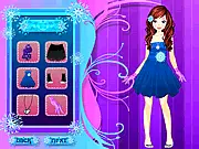 DM Snowflake Ball free online dress-up and makeover game