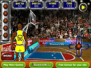Screenshot of Basketball Jam Free Throw Online, a free arcade sports game on PlayArcadeHub