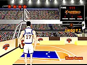 Screenshot of Jeremy Lin Shootout Challenge Online, a free basketball scoring game