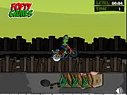 Super Hulk Biker free online physics motorcycle stunt game