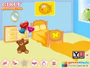 Girly Room Decor free online decoration game on PlayArcadeHub - a beautifully designed girl's bedroom with stylish furniture and accessories