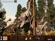 Jack's Time Machine interface with a hidden objects puzzle scene set in a historical era