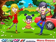 Play Happy Spring Family Trip free online dress up game. Style a sweet family: mother, father, and their little girl Betty for a spring trip.