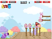 Bunny & Eggs 2 free online physics puzzle game Easter egg