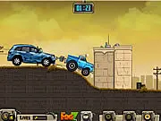 Free online game Towing Truck Simulator testing driving skills to impound and tow broken cars to the garage
