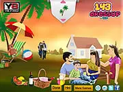 Play Picnic Decor In Florida free online, decoration game, decorate a green lawn for a family picnic on PlayArcadeHub